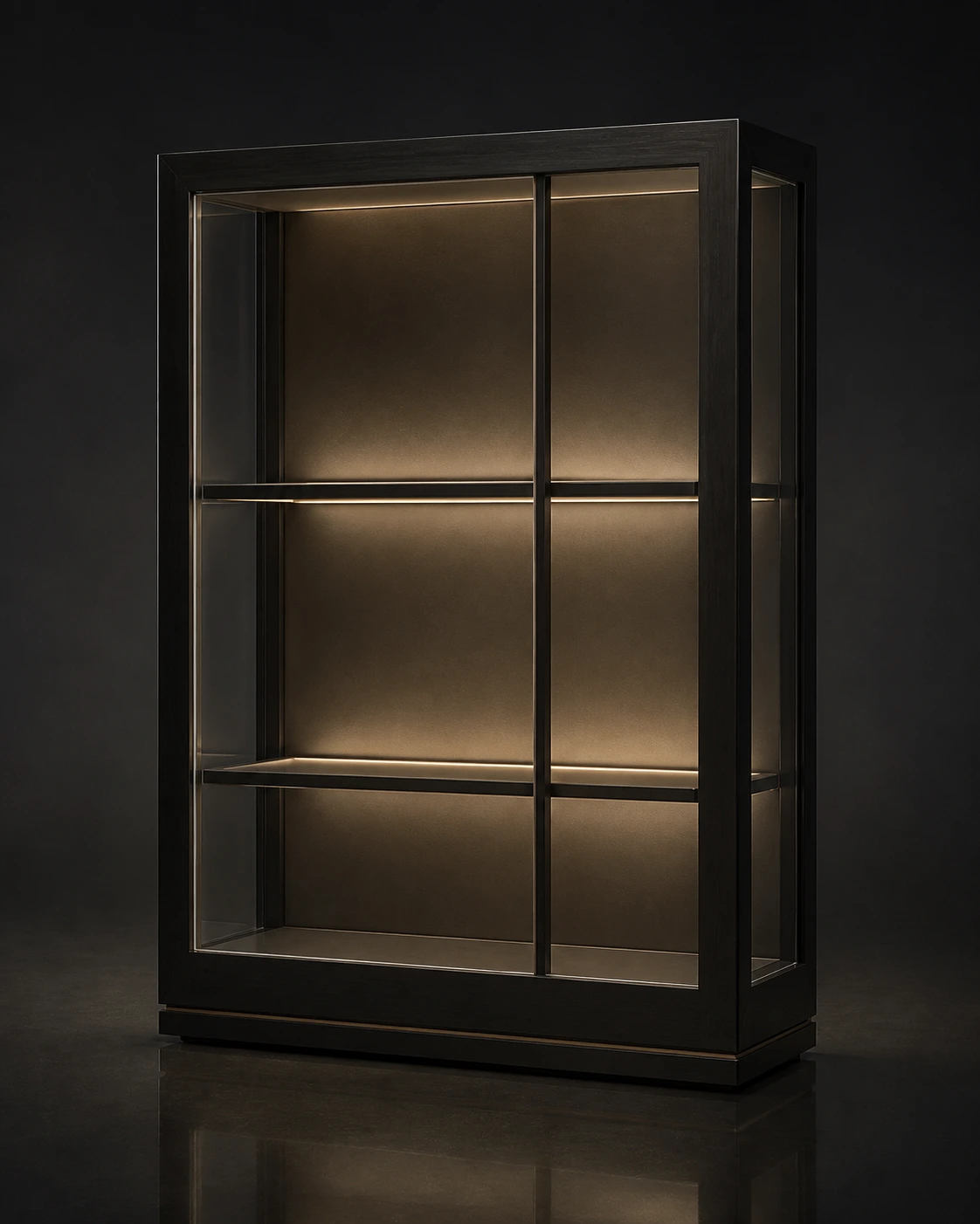 Source Canton visualisation of Lockable jewellery display cabinet.