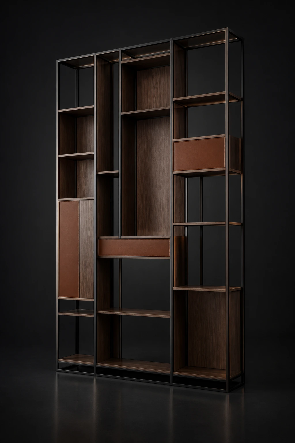 Source Canton visualisation of Large framed office shelving unit.