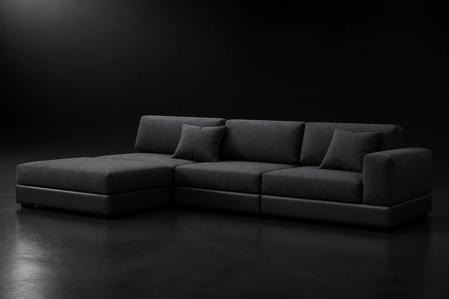 Source Canton visualisation of Sectional upholstered sofa.