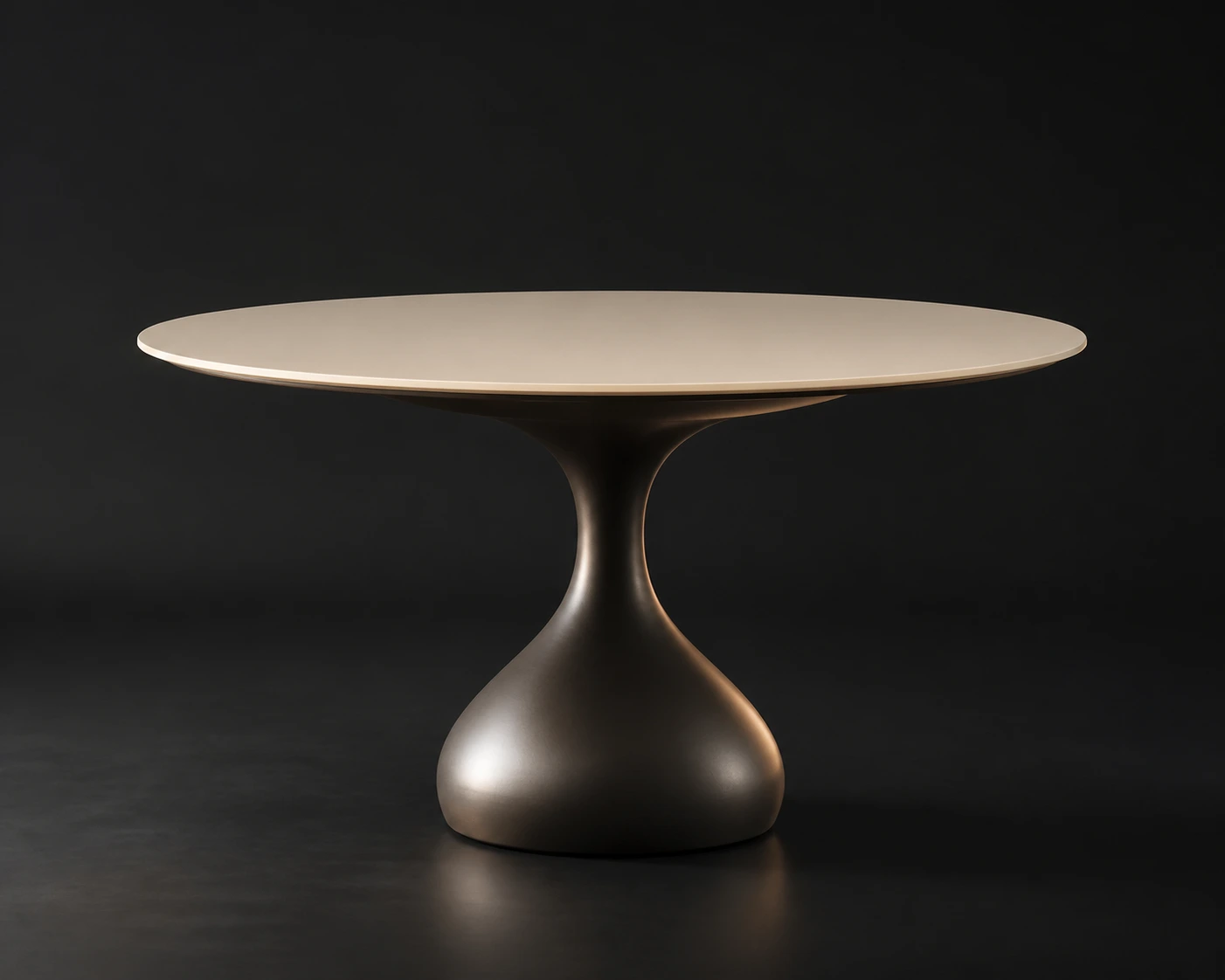 Source Canton visualisation of Tulip pedestal dining table.